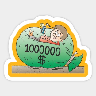 Millionaire Sticker